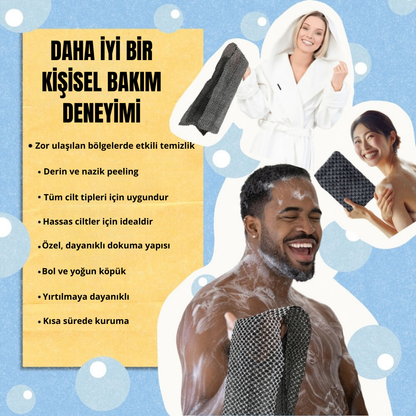 Rahatlif Antibakteriyel Peeling Duş Lifi