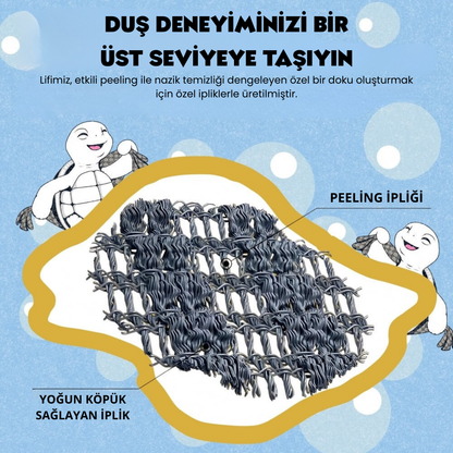 Rahatlif Antibakteriyel Peeling Duş Lifi